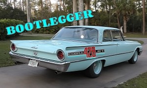 1961 Ford Fairlane 500 With Holman-Moody V8 Power Is a Moonshine-Running Sleeper