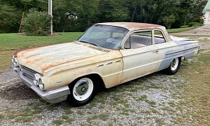 1962 Buick LeSabre Looks Like a Barn Find, Packs Turbocharged Surprise Under the Hood