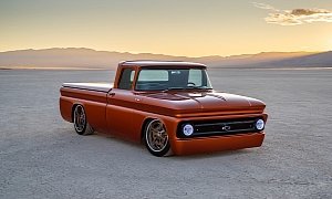 1962 Chevrolet C-10 Pickup Is a 450 HP Electric Hot Rod with Sound Emulator