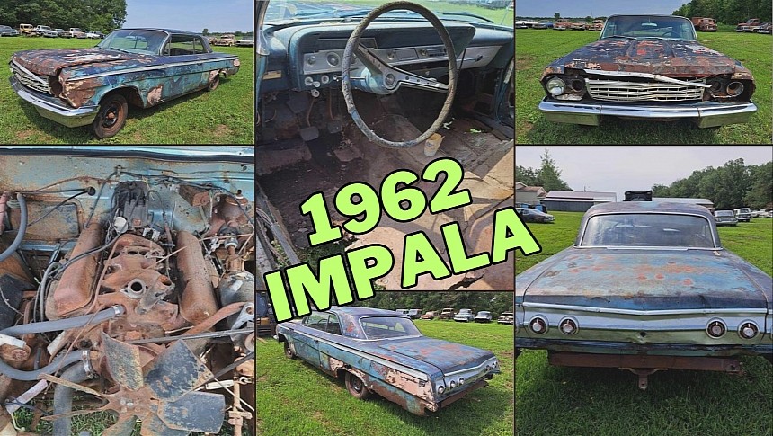 1962 Chevy Impala getting ready to wave goodbye to the world