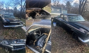 1962 Chevrolet Impala Runs, Drives, Stops, Needs Everything