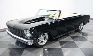 1962 Chevy Nova Pro-Touring Lowrider Hides Monster V8 Under Its Cowled Hood