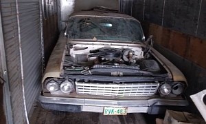 1962 Impala SS Stored in a Container for 40 Years Won't Say a Word About Its Engine