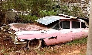 1963 Cadillac Supposedly Owned by Elvis Presley Saved From Junkyard, Runs and Drives