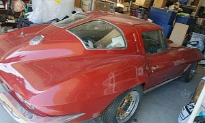 1963 Chevrolet Corvette Used a Garage as Its Home for 46 Years, Now Pretty Mysterious