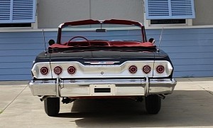1963 Chevrolet Impala Flexes Original V8 Muscle Matching Pristine Looks