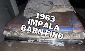 1963 Chevrolet Impala Hiding Under a Cover Hopes You Won't Open the Hood
