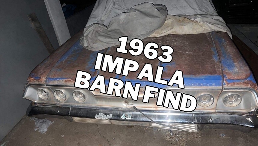 1963 Impala hiding under a cover