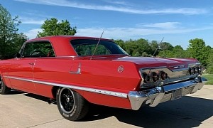 1963 Chevrolet Impala Never Danced in the Rain, Flexes Pure Muscle With 530 HP