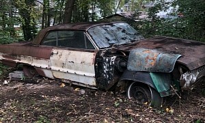 1963 Chevrolet Impala Rotting Away on Private Property Flexes a Mysterious Engine