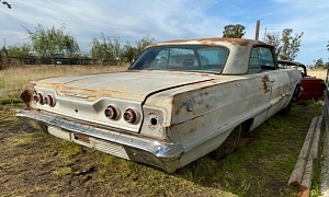 1963 Chevrolet Impala SS Rotting Away on Private Property Comes with Bad V8 News
