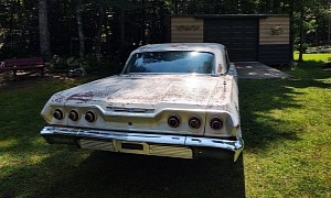 1963 Chevrolet Impala Tucked Away for 20 Years Is Back with Really Low Miles, Running V8