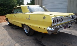 1963 Chevy Impala SS Last on the Road 18 Years Ago Begs for Total Restoration