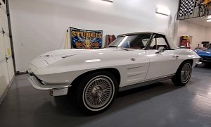1963 Corvette Stingray Becomes a Show Stopper Thanks to Full Paint Restoration