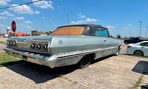 1963 Impala Convertible Last Driven 47 Years Ago Is a Low-Mileage Surprise