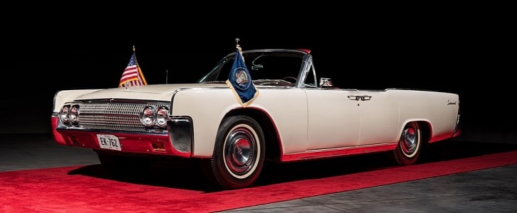 1963 Lincoln Continental, the last car to carry JFK alive