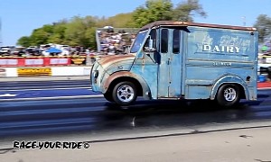 1963 Milk Truck Drag Racer Has All: Patina, Twin-Turbo 496 BBC, and Wheelstands