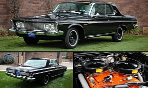 1963 Plymouth Sport Fury Is Dressed To Impress, Packs Rare Max Wedge Setup