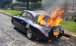 1963 Porsche 356 Catches Fire, Now Fighting for Another Chance