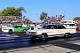 1964 Buick Electra Hits the Drag Strip, Bravely Takes On Turbocharged Ford Mustang