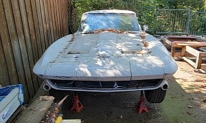 1964 Chevrolet Corvette Rotting Away in Someone’s Yard Needs Total Restoration