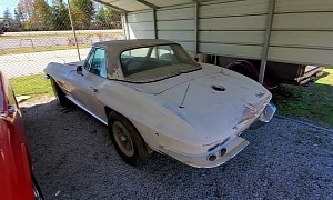 1964 Chevrolet Corvette Sees First Daylight in 40 Years, Has Numbers-Matching V8