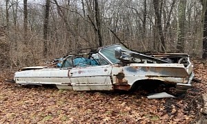 1964 Chevrolet Impala Left to Rot in a Forest Proves Legends Never Give Up