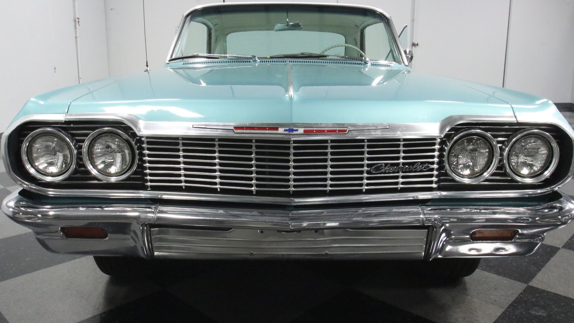 This 1961 Chevrolet Impala Convertible Is Aqua Awesome