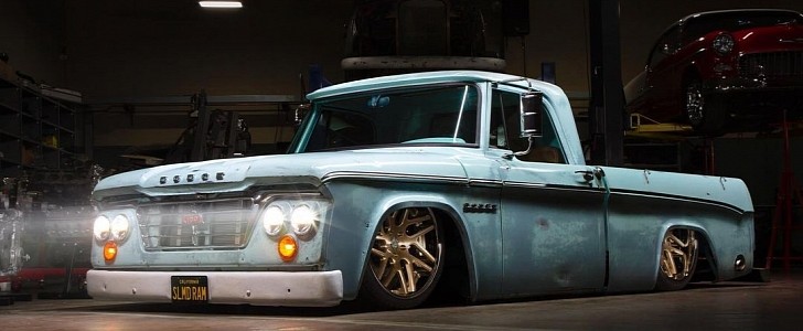 1964 Dodge D100 SLMDRAM with 392 HEMI and 22-inch Wheels 