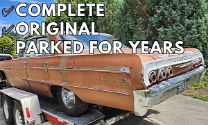 1964 Impala Sitting for Years Proves Detroit Metal Is Rough, American V8 Is Immortal