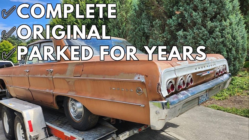 This Impala has the full package for a restoration