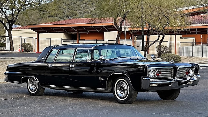 1964 Imperial Crown Ghia used by Jacqueline Kennedy and Lyndon B. Johnson