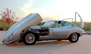 1964 Jaguar E-Type “Bond 007” Restomod Packs Ford V8 Crate Engine
