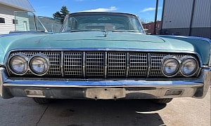 1964 Lincoln Continental Bought From Original Owner Sees Daylight After Decades Inside