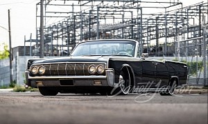 1964 Lincoln Continental Restomod Gets Monstrous Engine and Loads of Modifications