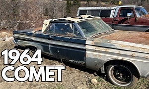 1964 Mercury Comet Emerges From a Barn, "Looks Like Everything Is There"