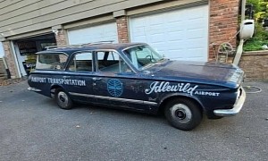 1964 Plymouth Valiant Wagon Disguised as Idlewild Airport Taxi, Packs Mystery Under Hood