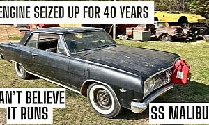 1965 Chevelle SS Sat 40 Years, Comes Back to Life Burnout-Style; the 350-HP V8 Is Immortal