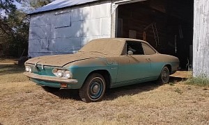 1965 Chevrolet Corvair Gets Saved After 27 Years in a Barn, Still Runs and Drives