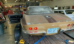 1965 Chevrolet Corvette Recovered From a Shed After 20 Years, Looks Surprising
