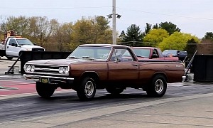 1965 Chevrolet El Camino Comes Out of Storage After 50 Years, Goes Drag Racing