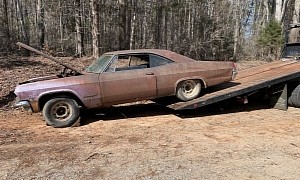 1965 Chevrolet Impala SS Found in a Forest Is a Matching-Numbers Surprise, Restorable