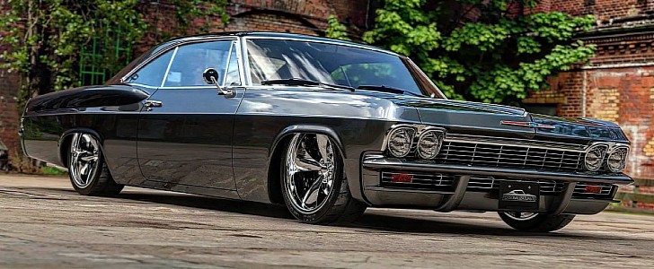 1965 Chevy Impala LS3 Restomod rendering to reality by personalizatuauto 