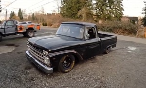 1965 Ford F-100 Had Budget NASCAR Performance Goals, Turns Monster on a Dime