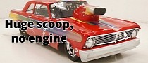 1965 Ford Flying Falcon With Huge Scoop Is Perfect for Drag Racing, Only Needs an Engine