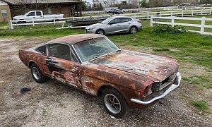1965 Ford Mustang Fastback Still Has Original Prairie Bronze, Also Some Rust