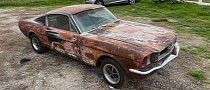 1965 Ford Mustang Fastback Still Has Original Prairie Bronze, Also Some Rust