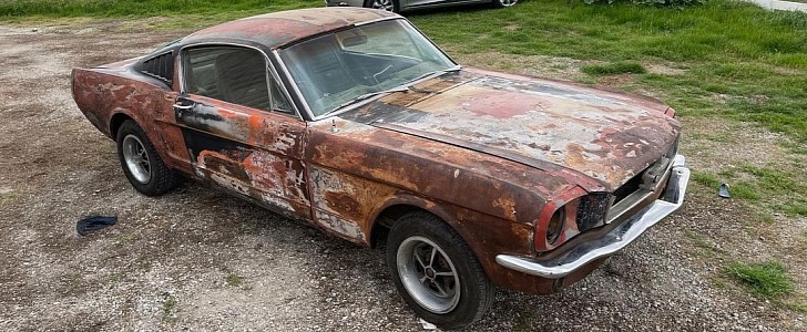 Rusty 1965 Ford Mustang Fastback