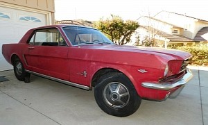 1965 Ford Mustang Parked 25 Years Ago Was This Close to Get Toasted in a Fire