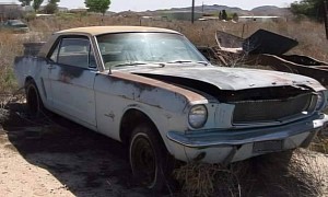 1965 Ford Mustang Sitting for Nearly 50 Years Is a Las Vegas Surprise, Sad Sight